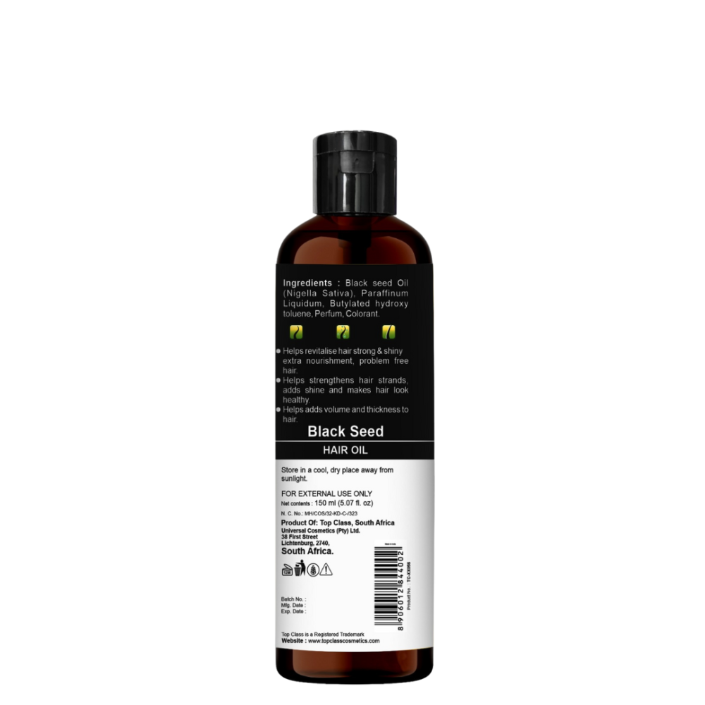 TOP CLASS BLACK SEED HAIR OIL-150 ML - Image 2