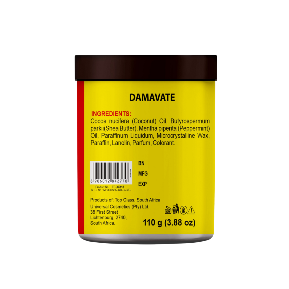 TOP CLASS DAMAVATE TREATMENT HAIR SCALP & SKIN TREATMENT 110ML - Image 2
