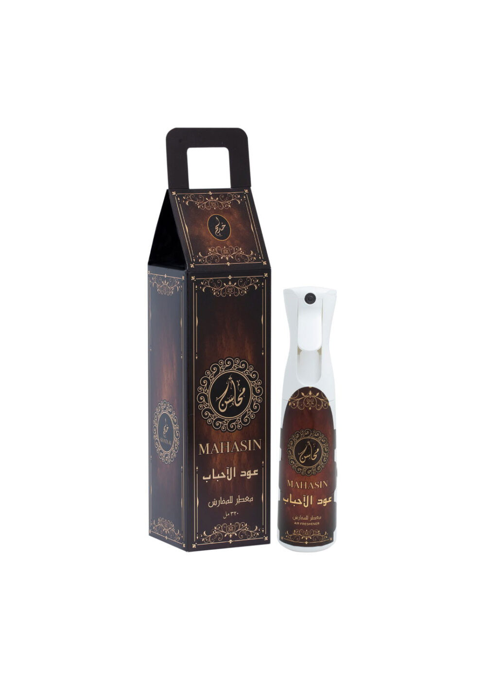 KHADLAJ AIR FRESHNER MAHASIN OUD AL AHBAAB 320ML - Image 2