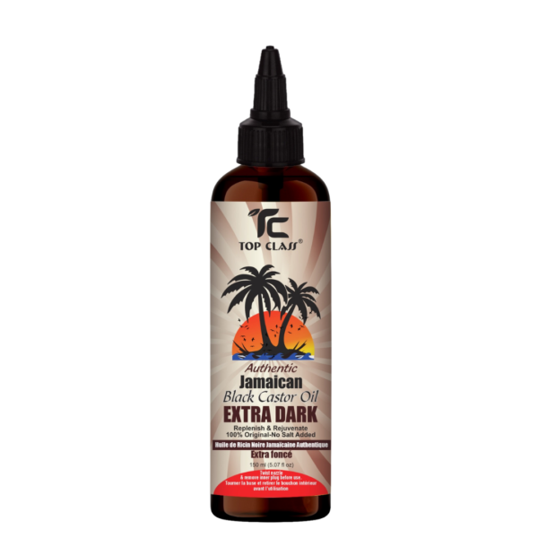 TOP CLASS AUTHENTIC JAMAICAN BLACK CASTOR OIL EXTRA DARK-150 ML