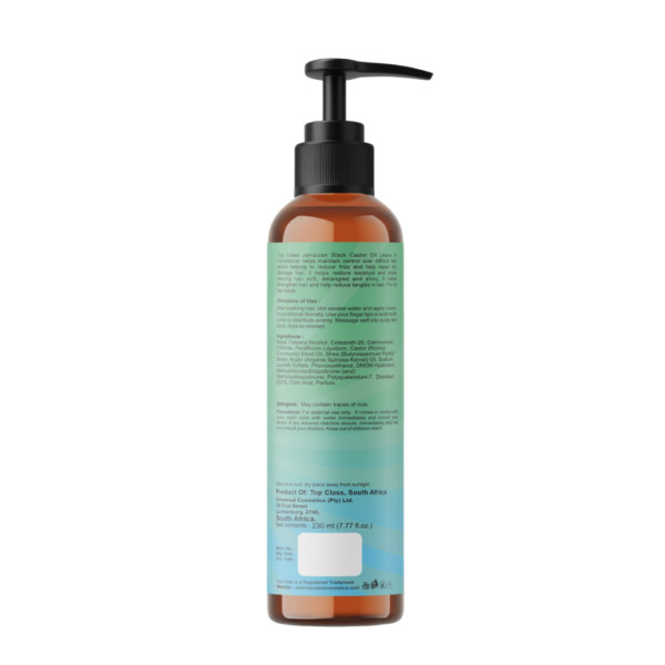 TOP CLASS JAMAICAN BLACK CASTOR OIL LEAVE-IN CONDITIONER-230 ML